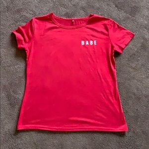 Red Babe T-shirt Size: XL